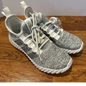 Adidas Women’s Kaptir Flow Knit Running Shoes Gray Sz 9 Lightweight Performance